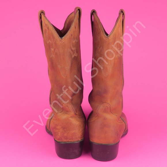 Ariat Stampede Heritage Leather Western Boots in Brown Size 9.5 D - Picture 5 of 12